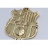 Pendentif F.C.B. en or 18 carats seconde main