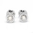 Boucles d'oreilles dormeuses en diamant de 2,07ct D'occasion