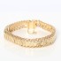 Pulsera articulada de oro 18k de segunda mano