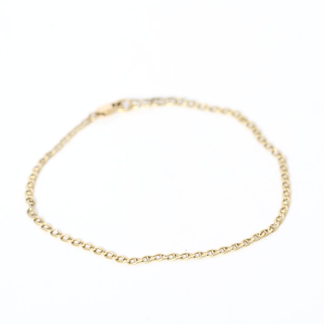 Bracelet marin massif en or 18k...