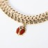 Bracelet d'occasion en or 18k avec pendentif coccinelle