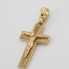 Pendentif croix et Christ en or 18k d'occasion