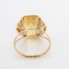 Bague en or 18k de style vintage avec citrine seconde main