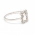 Bague TOUS en or blanc et diamants. Neuve