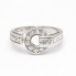 Bague BVLGARI en or blanc avec diamants. Neuve