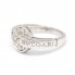 Bague BVLGARI en or blanc avec diamants. Neuve