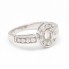 Bague BVLGARI en or blanc avec diamants. Neuve