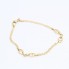 Bracelet alterné en or massif 18k d'occasion