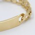 Bracelet gourmette en or massif 18k d'occasion