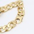 Bracelet gourmette en or massif 18k d'occasion