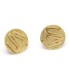 Boucles d'oreilles texturées en or 18k d'occasion