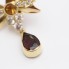 Boucles d'oreilles en or 18k avec rubis, citrines et diamants