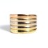 Bague ouverte en or tricolore 18k d'occasion