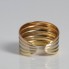 Bague ouverte en or tricolore 18k d'occasion