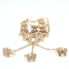 Bijou main d'occasion en or 18 carats avec zircons