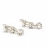 Boucles d'oreilles XIXème en Platine et Diamants. D'occasion