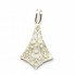 Pendentif 1900 en or jaune et diamants. Seconde main