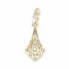 Pendentif 1900 en or jaune et diamants. Seconde main