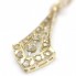 Pendentif 1900 en or jaune et diamants. Seconde main