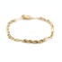 Pulsera mixta de oro de 18k de segunda mano