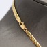 Collar ondulat d'or 18k amb circonites de segona mà