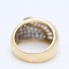 Bague d'occasion en or 18k avec zirconias cubiques