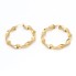 Boucles d'oreilles bouclées en or 18k d'occasion