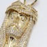 Pendentif Christ en or 18k d'occasion avec zirconias