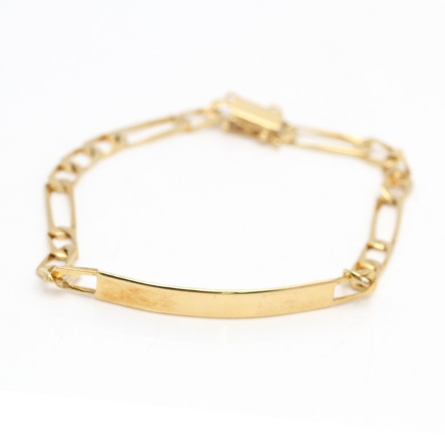 Esclava estil cartier d'or 18k de...