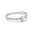 Bague en or blanc avec diamants Lab. Neuve