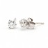 Boucles d'oreilles en or blanc avec diamants Lab. Neuves