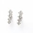 Boucles d'oreilles en or blanc et diamant Lab. Neuves