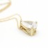 Collier en or jaune avec diamant Lab. Neuf