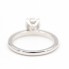 Bague en or blanc et diamants de laboratoire. Neuve