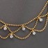 Collier d'occasion en or 18k avec perles et zircons