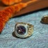 Anell AMETHYST Bicolor amb Diamants. Nou a estrenar