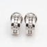 Boucles d'oreilles en or blanc 18k avec diamants seconde main