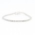 Bracelet Riviere en or blanc et diamants. Neuf