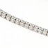 Bracelet Riviere en or blanc et diamants. Neuf