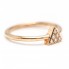 Bague TRIANGLE en or rose. Nouveau