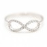 Bague INFINITY en or blanc et diamants Nouveau