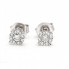 Boucles d'oreilles Rosette en or et diamants. Neufs