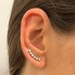 Boucle d'oreille TREPADOR en or et diamants. Nouvellement créée.