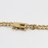 Pulsera alternada maciza de oro 18k de segunda mano