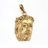 Colgante rostro de Cristo de oro 18k con circonitas 2ª mano