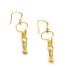 GUCCI Boucles d'oreilles GUCCI BAMBOO Collection en or jaune