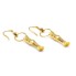 GUCCI Boucles d'oreilles GUCCI BAMBOO Collection en or jaune