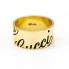 GUCCI ICON PRINT Collection Bague en or jaune