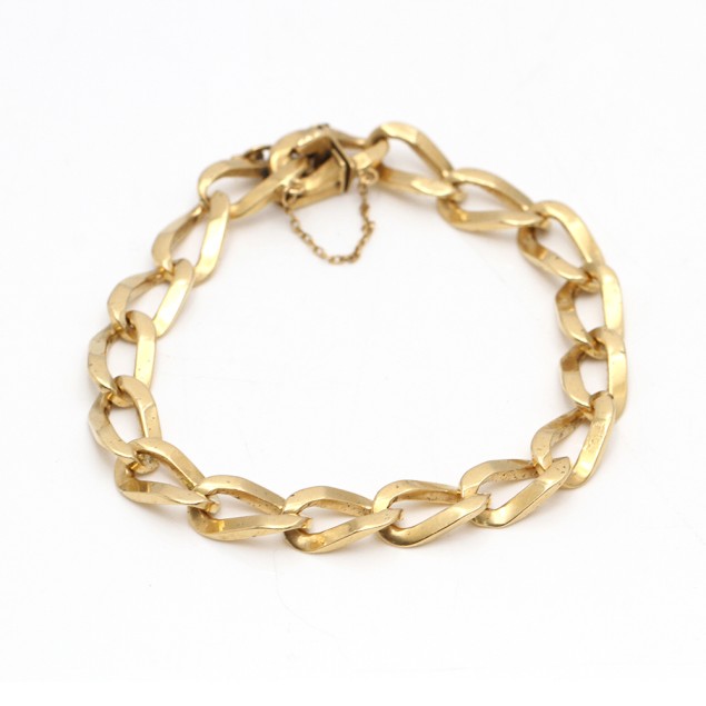 Bracelet bilbao en or massif 18...