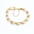 Pulsera maciza de oro 18k de segunda mano